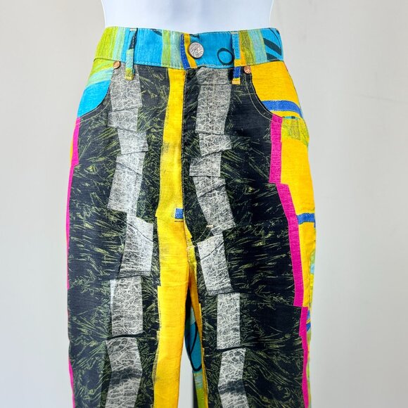 Christian Lacroix  Abstract Print Pant - Picture 3 of 10